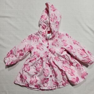 Minnie mouse pink raincoat toddler size 2T